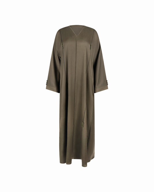The Fez Abaya - Deep Olive