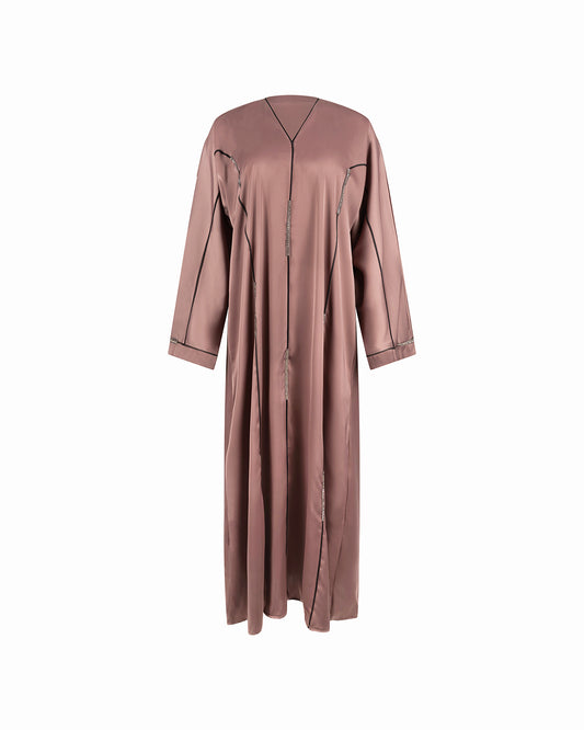 The Contour Abaya - Dusty Rose