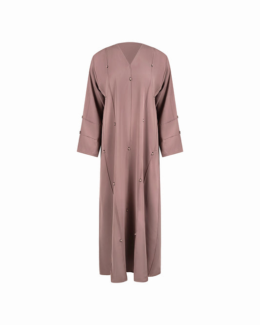 The Classic Abaya - Old Pink