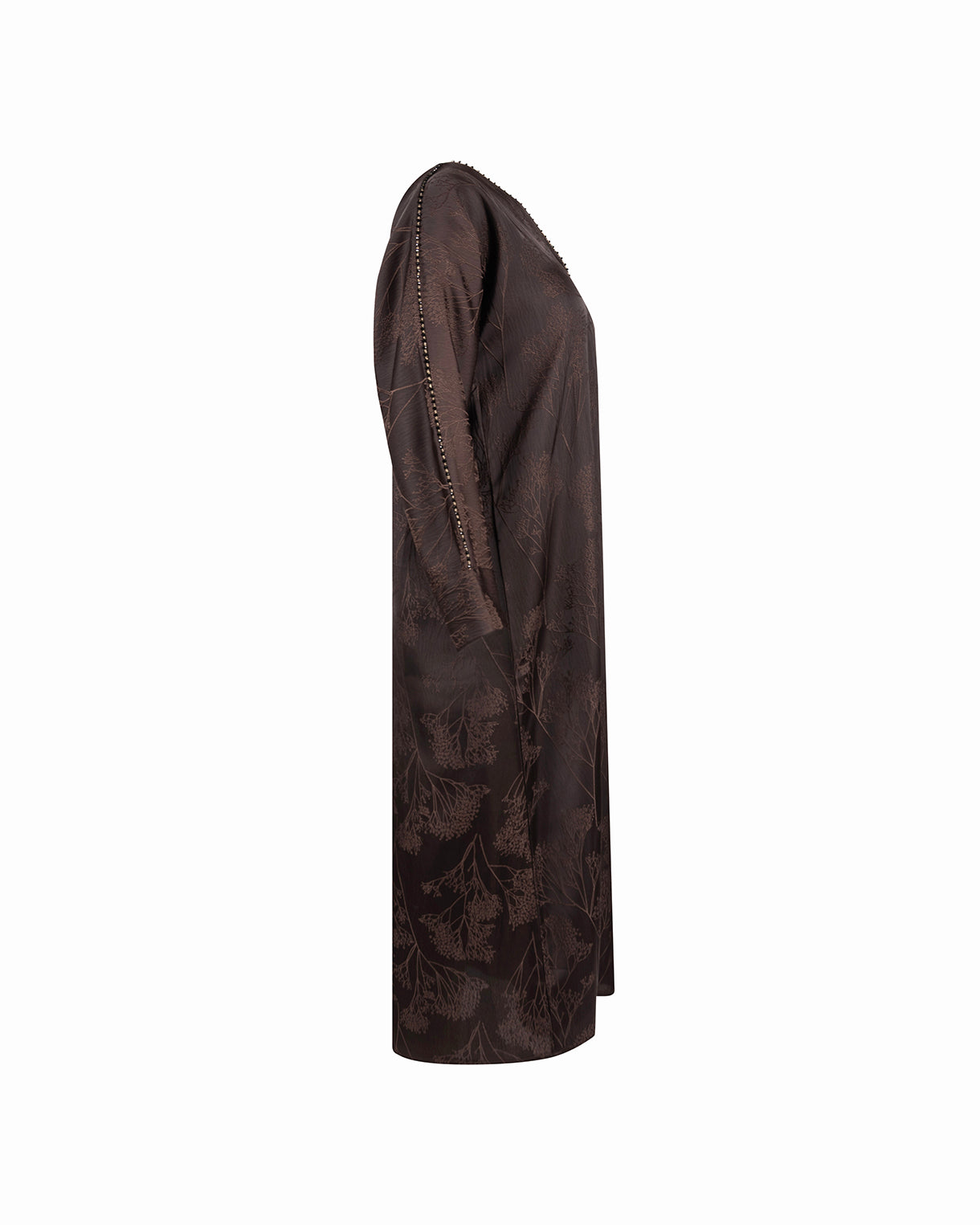 The Pattern Abaya  - Brown