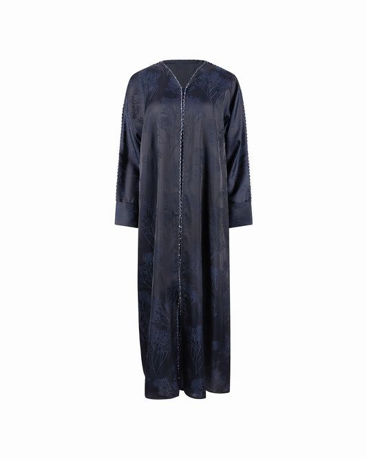 The Pattern Abaya  - Navy