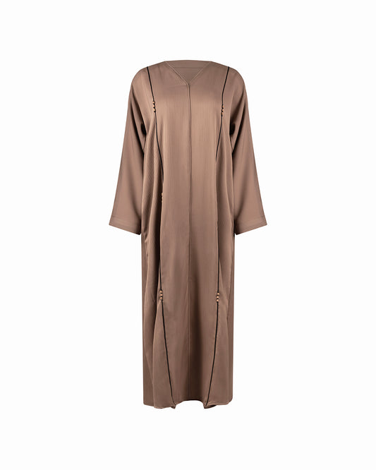 The Fez Abaya - Soft Mocha