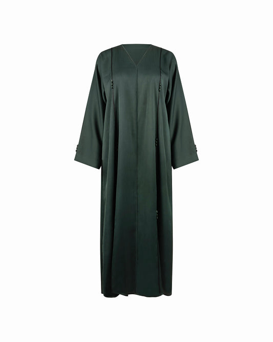 The Fez Abaya - Forest Green