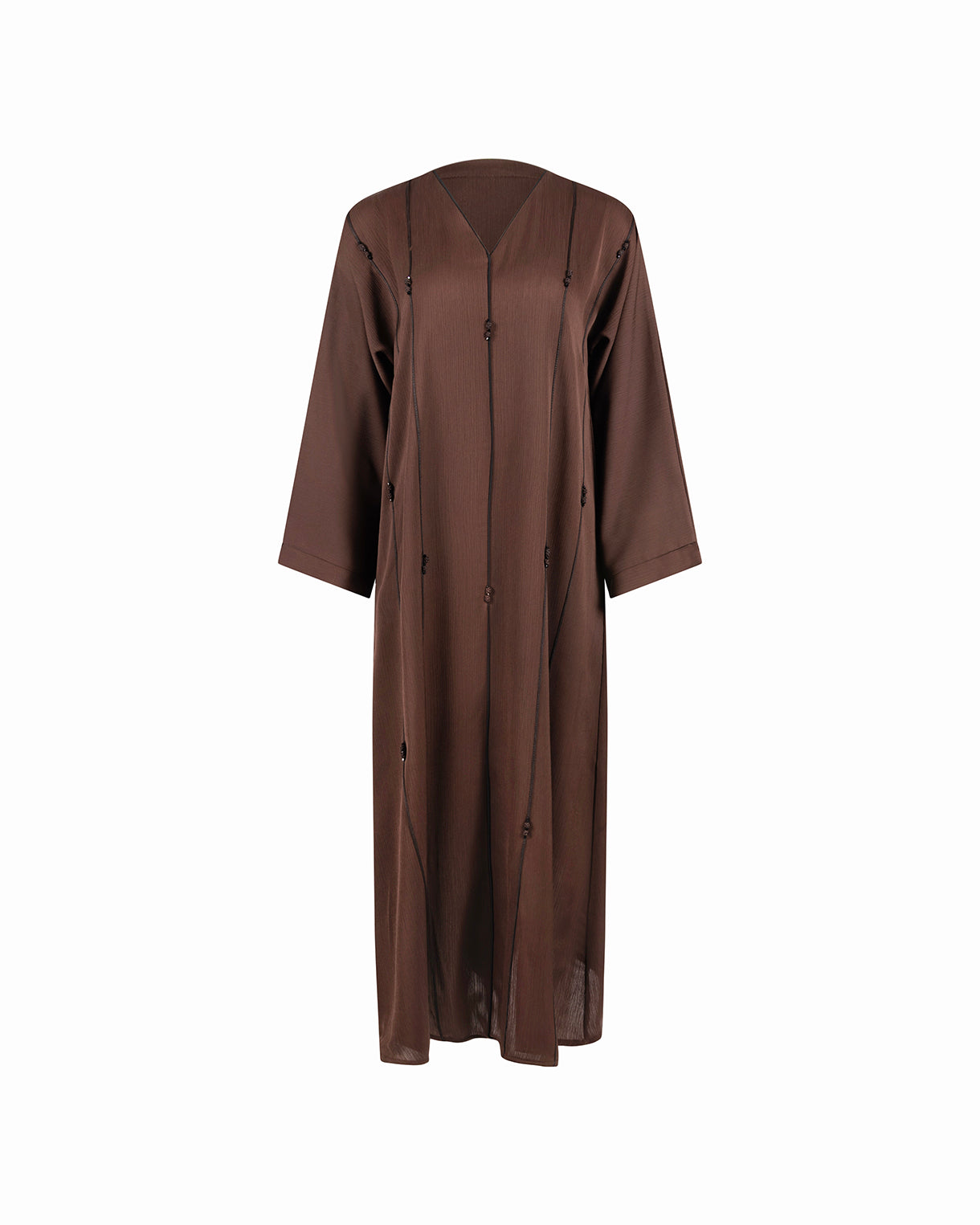 The Soft Line Abaya - Cinnamon