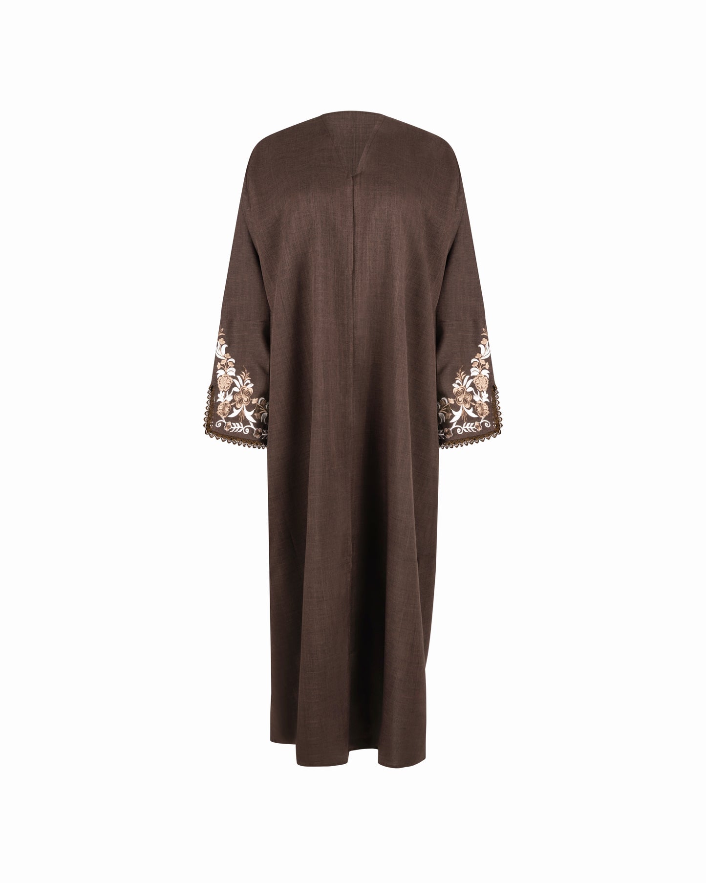 Floral Sleeve - Brown